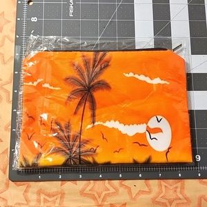 Palm Tree Makeup Bag, NWT